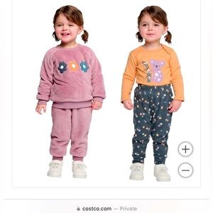 NWT - Adorable Pekkle Baby 4-piece Plush Set (1526722) - Purple - 9M - 9 months